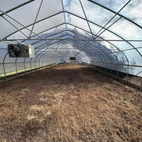 Serre de culture en tunnel pour l'élevage d'escargots, en filet de polyéthylène haute densité, conception Yutuo, agriculture biologique