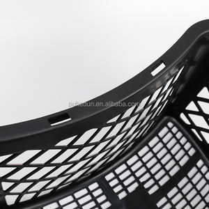 ตะกร้าช้อปปิ้งพลาสติกทนทานสำหรับจัดเก็บในซูเปอร์มาร์เก็ต - Product Image 4