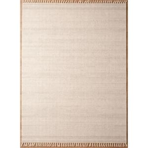 Tapis tissé à la main à texture unie |   Sable naturel et beige |   Laine pure |   Couleurs et tailles personnalisées disponibles - Product Image 1
