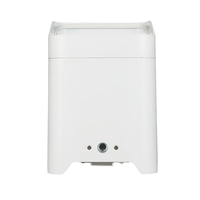 Projecteur PAR LED RVBWA UV 6-en-1 6x18W sur batterie avec DMX sans fil pour DJ, mariages et fêtes