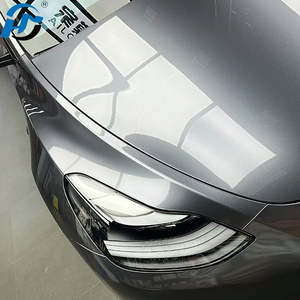 Vinilo para Rotulación de Vehículos PET TPU Fundido HD Gris Grafito Metálico, 1.52X18M/5X60FT, Un Rollo Completo, Pegatinas para Coche, Venta al por Mayor de Fábrica de Foshan - Product Image 5