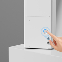 Nouveau diffuseur d'arômes en métal noir et blanc de 1400 ml grande capacité, machine à parfum à commande intelligente, diffuseur d'huiles sans eau sur pied