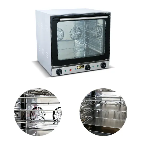 Commercial 4 Trays Ovens Bakery Equipment Electric Convection Oven With Steam Function EB-4A