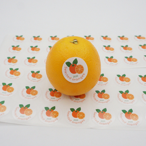 Impresión personalizada impermeable comida fruta tarro sello seguro cariño embalaje pegatinas - Product Image 5