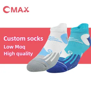 Cmax Custom Heren Sport Polyester Enkelsokken Sport Gebreide Groothandel Compressie Voor Sport Sokken