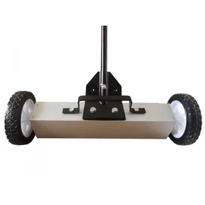 Hot sale hand push small wheeled mechanical rolling magnetic manual floor sweeper with wheels