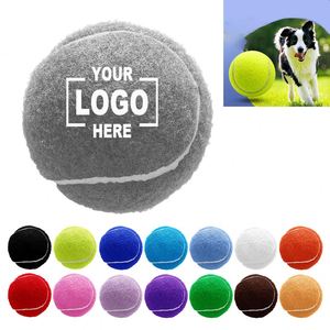 Balle de tennis en caoutchouc durable personnalisée pour chien, jouet à mâcher pour l'entraînement sportif, cadeau promotionnel, jouet pour animaux de compagnie, balle de tennis d'entraînement pour chiens - Product Image 1
