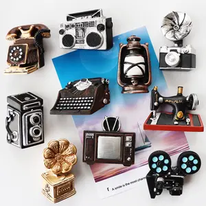 Retro Fashion 3d TV Sound Fridge Magnets Camera Refrigerator Magnet Furniture Fridge Magnets