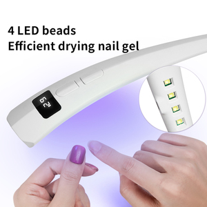 Portable Handheld LED <b>Nail</b> Lamp Type C Rechargeable 3 Second <b>Quick</b> <b>Dry</b> Gel <b>Polish</b> Curing Light - Product Image 3
