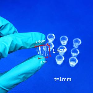 بوتقة كوارتز شفافة عالية النقاء مقاومة للحرارة بتقنية CNC، بوتقة كوارتز صغيرة للتسخين المخبري - Product Image 2