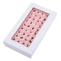 Handgemaakte mini-rozenzeepbloemen op duimformaat, boutonnière boeketten - bruiloft & verjaardag cadeaudoos, groothandel