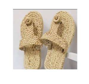 Sandales en paille d'usine du Vietnam-sandales en paille de jonc de mer-pantoufle en paille faite à la main - Product Image 4