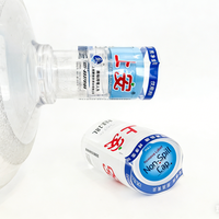 Étiquettes thermorétractables en PVC durables et sensibles à la chaleur pour ouvertures de bouteilles de 5 gallons de boissons et d'eau potable, ajustement sécurisé, résistantes aux fuites, imperméables