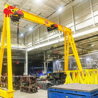Mini-grue portique mobile et portable de 1, 2, 3 et 5 tonnes pour ateliers de maintenance