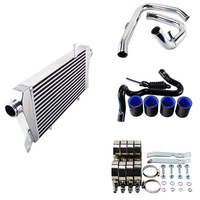 Intercooler Frontal + Kit de Tuberías de Aluminio para VW Passat Audi A4 B5 1.8T 1996-2001