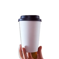 Gobelets en papier biodégradables à paroi simple personnalisables pour boissons gazeuses, usage commercial, domestique et de bureau