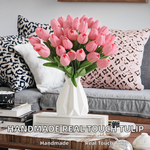 Ramos de Tulipanes Artificiales de PU de Alta Calidad Hechos a Mano, Estilo Natural, Ecológicos, Decoración para el Hogar, Accesorios para Fotografía de Bodas - Product Image 2