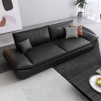 Juego de Sofás Seccionales Minimalistas Italianos, Sofá Cama con Respaldo Súper Alto y Asientos Súper Profundos, Color Crema Claro, Modular, de Lujo, para Sala de Estar de Hotel