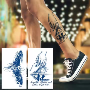 Пользовательские водонепроницаемые матовые полупостоянные Временные татуировки | Персонализированные стойкие наклейки татуировки - Product Image 3