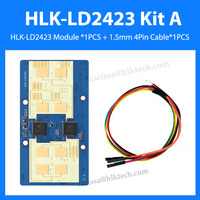 Module de capteur radar à ondes millimétriques Hilink HLK-LD2423 24G à haute précision avec reconnaissance multi-cibles et détection stationnaire prolongée