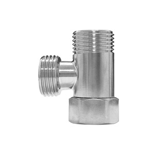 Raccord en T en acier inoxydable 304, 1 pouce, pour filtre à eau, connecteur universel de plomberie - Product Image 4