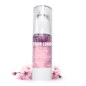 Niacinamide Sakura 30ML Crème hydratante pour le visage Base de maquillage à l'acide hyaluronique Apprêt liquide léger pour le visage sans huile de marque privée - Product Image 6