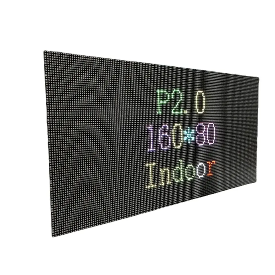 Piksel aralığı 2mm kapalı modül P2 P3 P5 P1.5 HD ekran işareti LED dijital reklam ekranı yenileme hızı> 3840Hz LED ekran