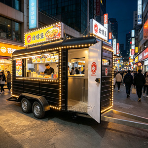 DOT Hot Dog Cart OEM Horse <b>Box</b> Truck Multi Functional Food Trailer Efficient Mobile Kitchen - Product Image 1