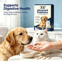 Probióticos en Polvo para Mascotas, 20 Mil Millones de UFC, Envasado Patentado de Triple Capa, Suplemento para la Salud Digestiva de Perros y Gatos, Venta al Por Mayor