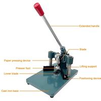 Machine à couper les coins arrondis pour papier/cartes de visite, manuelle, robuste, de table