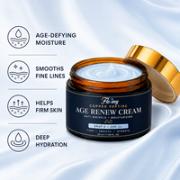 Crème Visage Anti-rides Raffermissante GHK CU Peptide Acide Hyaluronique Hydratante Liftante Hydratant Facial Fourniture en Gros OEM