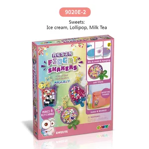 Tik Tok Speelgoed Hars Diy Ambachtelijke Ideeën Kids Aangepaste Sleutelhanger Speelgoed Hars Fidget Shakers Kids Decoratie Hars Diy Crystal Charme