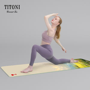 <span class=keywords><strong>TITONI</strong></span> Premium polyuréthane caoutchouc naturel tapis de gymnastique Performance parfaite avec une forte adhérence Logo personnalisé pour Pilates-Vente en ligne - Product Image 4