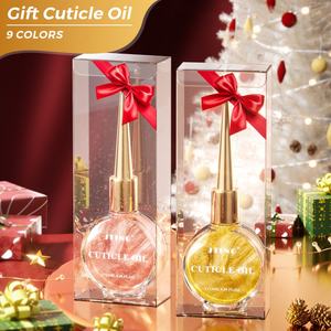 JTING Última Novedad Aceite para Cutículas con Brillo en 9 Colores, Caja Exterior Personalizada, Libre de TPO y HEMA, OEM ODM, Aceite para Cutículas de Regalo para Uñas - Product Image 1