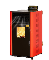 Nouveau intérieur Commercial 220V biomasse chauffage à granulés radiateur chauffage au sol bois de chauffage ménage chauffe-eau avec noyau PLC