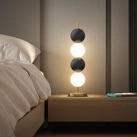 Lámpara de Mesa Moderna de Latón Macizo Tanghulu con Bombilla E14, Flexible, Simple, Minimalista, para Sala de Estar, Dormitorio, Mesita de Noche, Estudio