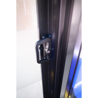 Systèmes de portes intérieures coulissantes rétractables en aluminium de poche Portes de douche pivotantes peu encombrantes Système de portes coulissantes