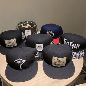 Casquette Hip-Hop transfrontalière tendance à visière plate, brodée, unisexe, en polyester/coton, ajustable, printemps-été, style streetwear coréen - Product Image 3