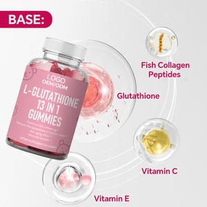 Bonbons Gommeux Végans pour Adultes, Éclaircissants et Blanchissants pour la Peau, au Collagène et L-Glutathion Bio 13-en-1, Marque Privée, Approvisionnement Direct Usine - Product Image 4