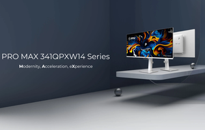 จอภาพ MSI PRO MAX 341QPXW14G ขนาด 34 นิ้ว 21:9 UWQHD QD-OLED ความละเอียด 3440x1440 144Hz 0.03ms DisplayHDR True Black 500 USB-C 98W PD KVM 2.0 - Product Image 2