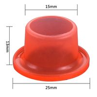 Joint d'étanchéité en caoutchouc pour robinet à valve triangulaire en silicone brut non enveloppant, 10 pièces