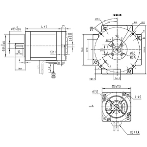 Factory Supply 42 Hybrid 12N.m Three Phase AC <b>Motor</b> High Performance 110HCE12-B39 Step <b>Motor</b> - Product Image 3