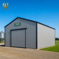 Entrepôt de stockage d'aliments secs en acier préfabriqué, bâtiment agricole pour l'alimentation du bétail, hangar de stockage agricole, atelier en acier