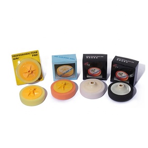 Fabbrica di Guangzhou Giallo 6 pollici Professionale In Acciaio <span class=keywords><strong>Spugna</strong></span> di <span class=keywords><strong>Lucidatura</strong></span> Pad Pad per <span class=keywords><strong>Auto</strong></span> - Product Image 3