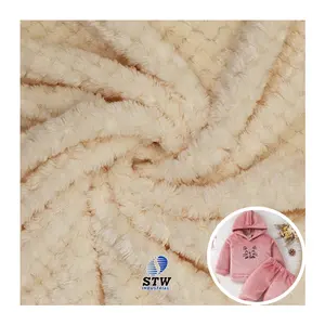China Hersteller geprägt/Jacquard/Schneiden 100 % Polyester flanell Fleece