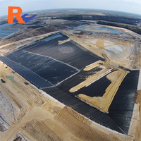 Géomembrane certifiée CE ASTM pour réservoirs de boues anaérobiennes en agriculture, réservoirs d'eau potable, réservoirs de protection contre le gel