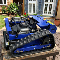 Dijual mesin pemotong rumput miring RC Y11-500 semua medan untkuk pengendali jarak jauh Robot pemotong rumput