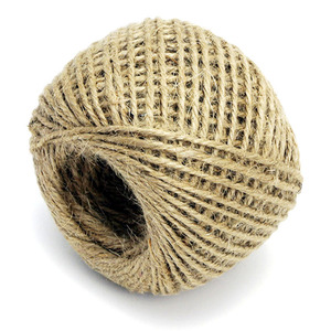 <span class=keywords><strong>Corde</strong></span> en Jute de 2mm, 3 plis, 50M, emballage artisanal pour bricolage, 100M ou 50M - Product Image 5