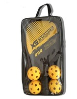 Ensemble de balles de pickleball professionnelles pour l'extérieur Usapa avec sac de transport en filet Portable 40 trous 4 options de couleur Durable Haute qualité