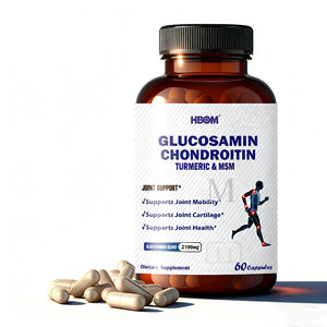 Kapsul pendukung fleksibilitas sendi Sehat Glucosamine Chondroitin sulfat MSM 100% herbal alami untuk peningkatan suplemen tulang - Product Image 1